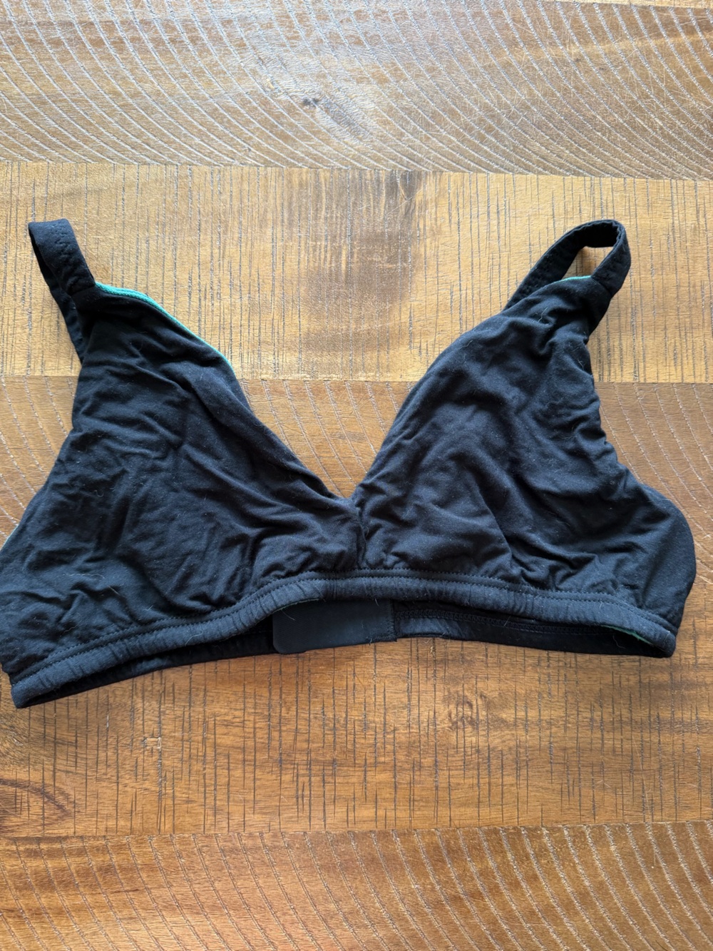 Huha Black Triangle Bra Size XL
